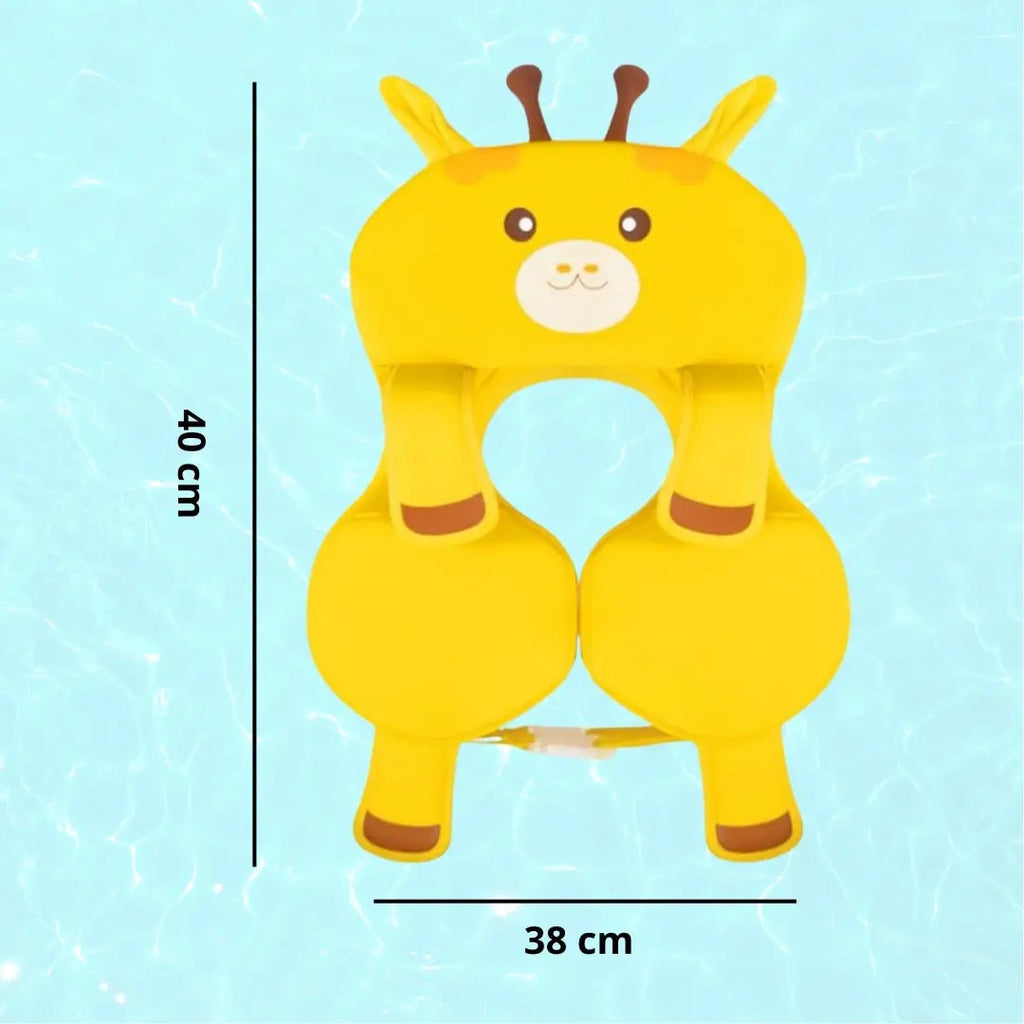 Bouée à Motifs d'Animaux ZooNest – Non Gonflable, Sangle Réglable, 40x38 cm, 6-36 Mois | TrioNest™ Mon Adorable Bébé