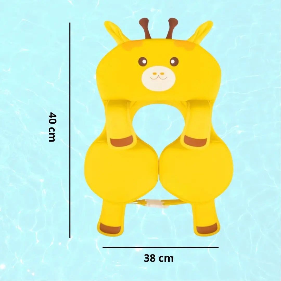 Bouée à Motifs d'Animaux ZooNest – Non Gonflable, Sangle Réglable, 40x38 cm, 6-36 Mois | TrioNest™ Mon Adorable Bébé