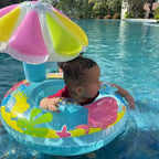Bouée à Parasol SunNest – PVC, Protection Solaire, Valve Scellée, 62x60 cm, 3-6 Ans | TrioNest™ Mon Adorable Bébé