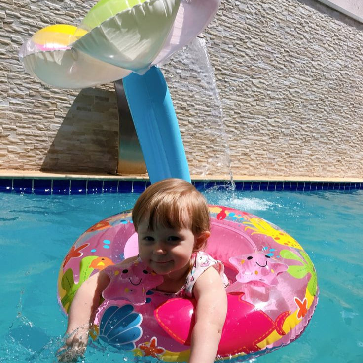 Bouée à Parasol SunNest – PVC, Protection Solaire, Valve Scellée, 62x60 cm, 3-6 Ans | TrioNest™ Mon Adorable Bébé