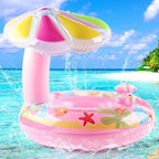 Bouée à Parasol SunNest – PVC, Protection Solaire, Valve Scellée, 62x60 cm, 3-6 Ans | TrioNest™ Mon Adorable Bébé