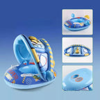 Bouée Bébé Gonflable TrioNest™ AQUAPUP™ | Valve Anti-Fuite, Poignées Ergonomiques, Certifiée CE | 0-6 Ans Mon Adorable Bébé