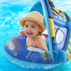 Bouée Bébé Gonflable TrioNest™ AQUAPUP™ | Valve Anti-Fuite, Poignées Ergonomiques, Certifiée CE | 0-6 Ans Mon Adorable Bébé
