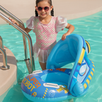 Bouée Bébé Gonflable TrioNest™ AQUAPUP™ | Valve Anti-Fuite, Poignées Ergonomiques, Certifiée CE | 0-6 Ans Mon Adorable Bébé