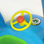 Bouée Bébé Voiture AquaDrive™ – Ombrelle Anti-UV, Volant Interactif & Flotteurs Stables 3-6 Ans | TrioNest™ Mon Adorable Bébé