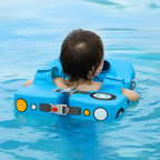 Bouée Bébé en Forme de Voiture FloatNest – Appui-Tête 40°, Mousse Perle IPX8, -3 Ans | TrioNest™ Mon Adorable Bébé