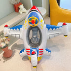 Bouée Bébé Gonflable en Forme d’Avion TrioNest™ AIRFLOAT™ | Siège Confortable, 28 kg | 1-6 Ans | Bleu & Blanc mon adorable bebe