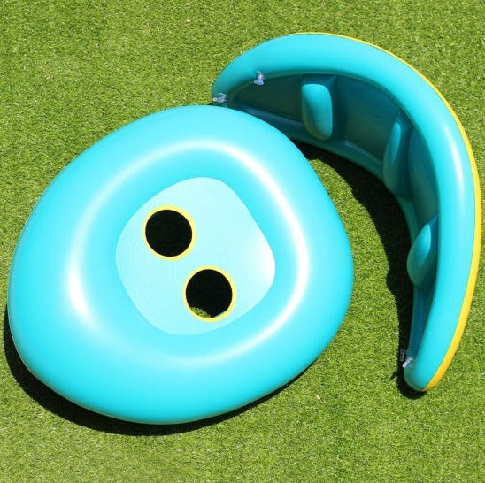 Bouée Pare-Soleil Gonflable Bébé TrioNest™ SUNBOB™ | Protection UV, Poignées Ergonomiques | Piscine & Plage mon adorable bebe