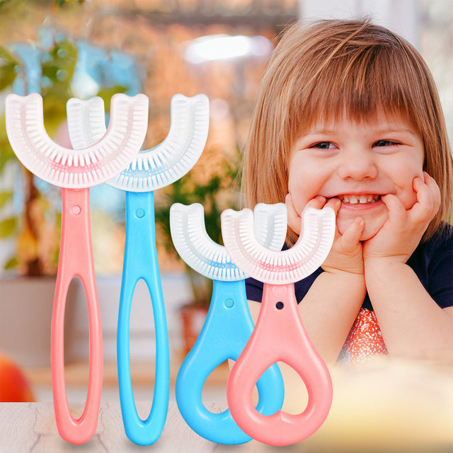 Brosse à Dents en U pour Enfants – Nettoyage Complet, Douce Gencives, Légère | TrioNest™ mon adorable bebe