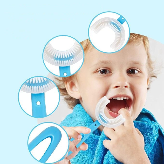Brosse à Dents en U pour Enfants – Nettoyage Complet, Douce Gencives, Légère | TrioNest™ mon adorable bebe
