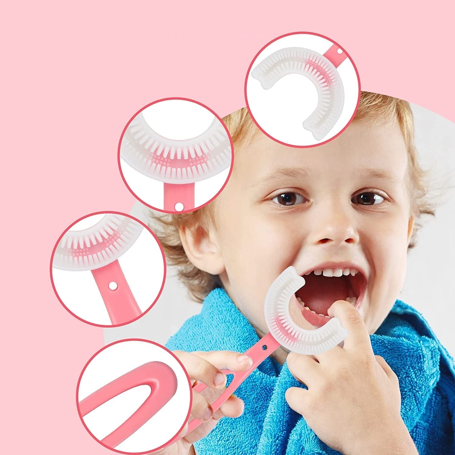 Brosse à Dents en U pour Enfants – Nettoyage Complet, Douce Gencives, Légère | TrioNest™ mon adorable bebe