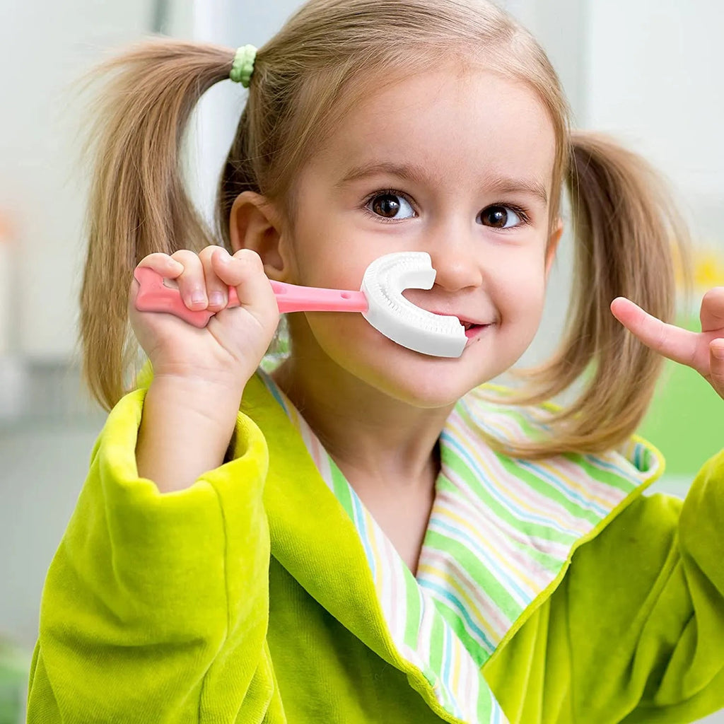 Brosse à Dents en U pour Enfants – Nettoyage Complet, Douce Gencives, Légère | TrioNest™ mon adorable bebe