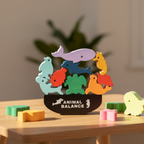 Jeux en Bois Blocs d'Équilibre Enfant Motricité Fine Montessori BUILDJOY – TrioNest™