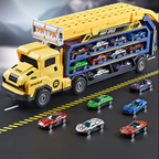 Camion avec Piste de Course RaceTruck – 2-en-1 Transformable, Créativité | TrioNest™ Mon Adorable Bébé