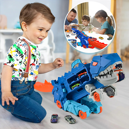 Camion Dinosaure Jouet T-Rex – Éducatif, Jeu Imaginatif, 2 Voitures Incluses, Dès 3 Ans | DinoTruck by TrioNest™ Mon Adorable Bébé