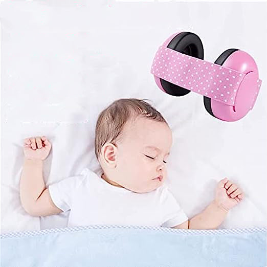 Casque Anti Bruit pour Bébé | TrioNest™ – Réduction 25 dB, Coussin Doux, Norme UE, Bleu & Rose mon adorable bebe