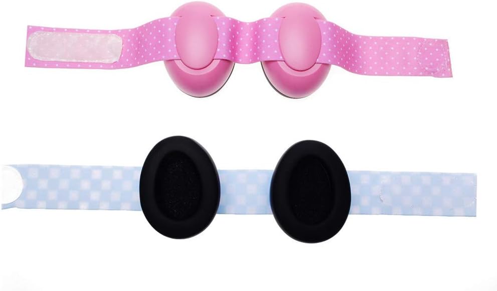 Casque Anti Bruit pour Bébé | TrioNest™ – Réduction 25 dB, Coussin Doux, Norme UE, Bleu & Rose mon adorable bebe