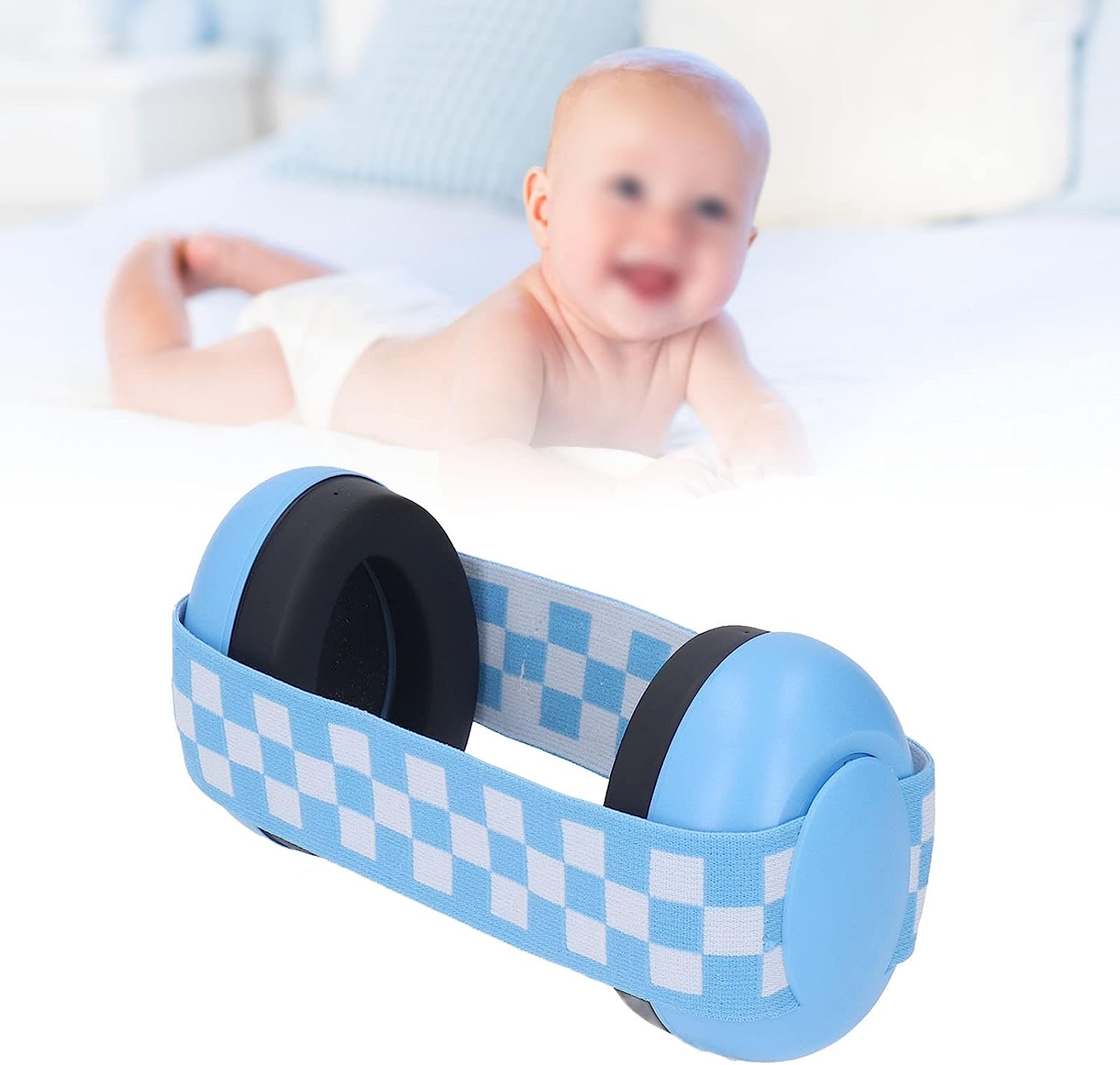 Casque Anti Bruit pour Bébé | TrioNest™ – Réduction 25 dB, Coussin Doux, Norme UE, Bleu & Rose mon adorable bebe