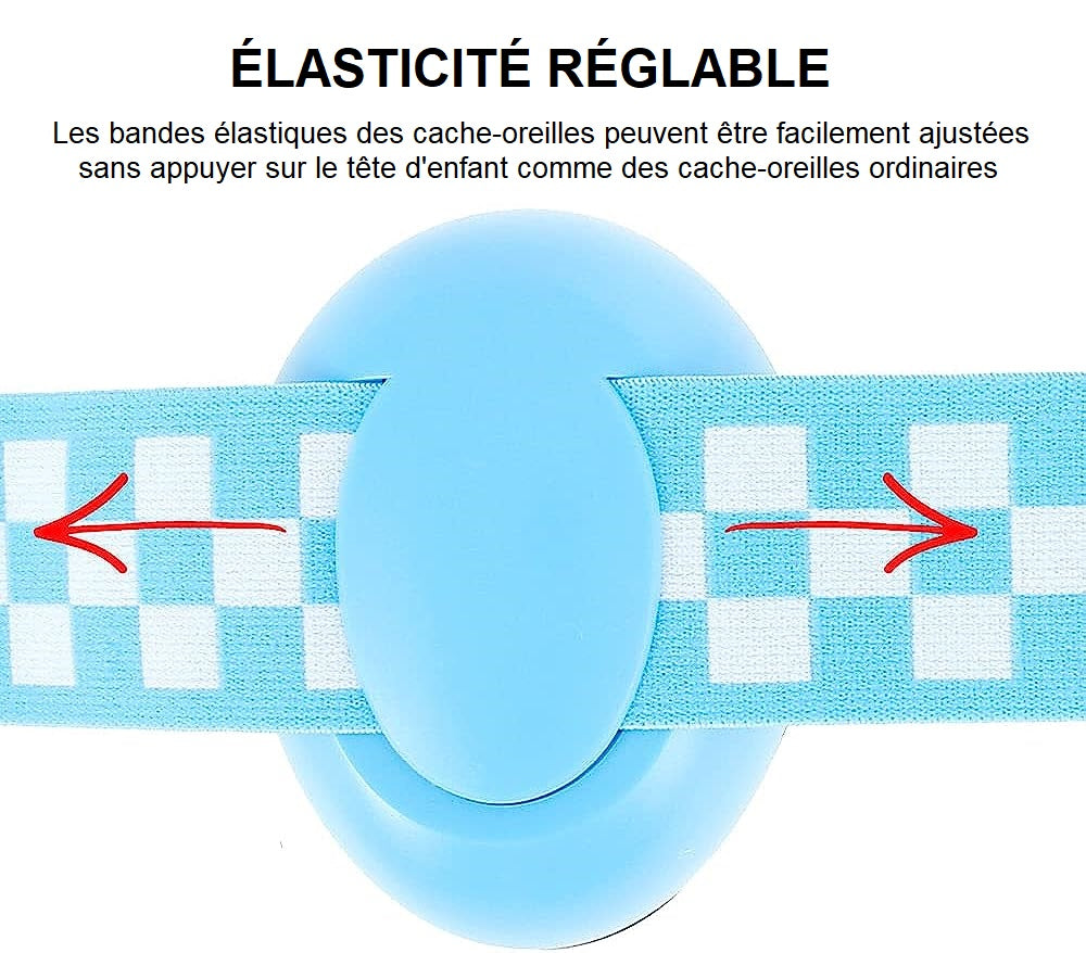 Casque Anti Bruit pour Bébé | TrioNest™ – Réduction 25 dB, Coussin Doux, Norme UE, Bleu & Rose mon adorable bebe