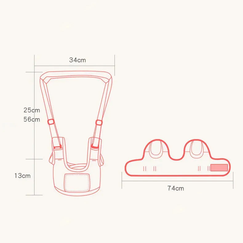 Ceinture de Marche d’Apprentissage pour Bébé | TrioNest™ – Sangles Réglables, Respirant, 4 Coloris Mon Adorable Bébé