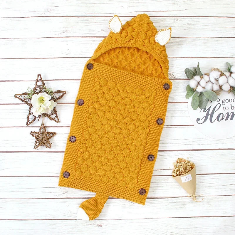 Chancelière Poussette à Boutons Bébé – Polaire Douce, Imperméable, Réglable, Lavable Machine | TrioNest™ Mon Adorable Bébé