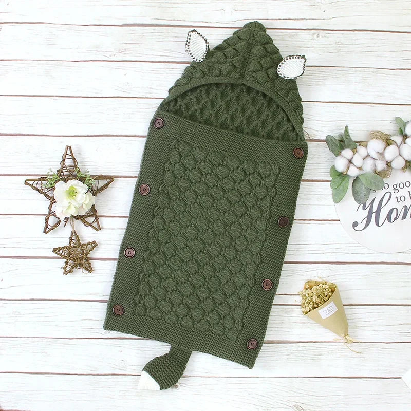 Chancelière Poussette à Boutons Bébé – Polaire Douce, Imperméable, Réglable, Lavable Machine | TrioNest™ Mon Adorable Bébé