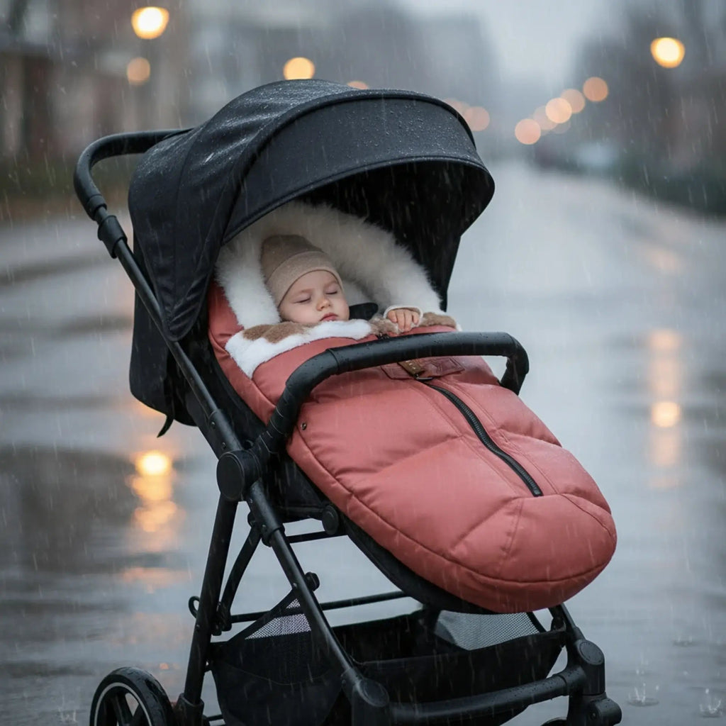 Chancelière Universelle Poussette Bébé 0-3 Ans – Cocon Chaud Hypoallergénique, Installation 30 Sec | TrioNest™ Mon Adorable Bébé