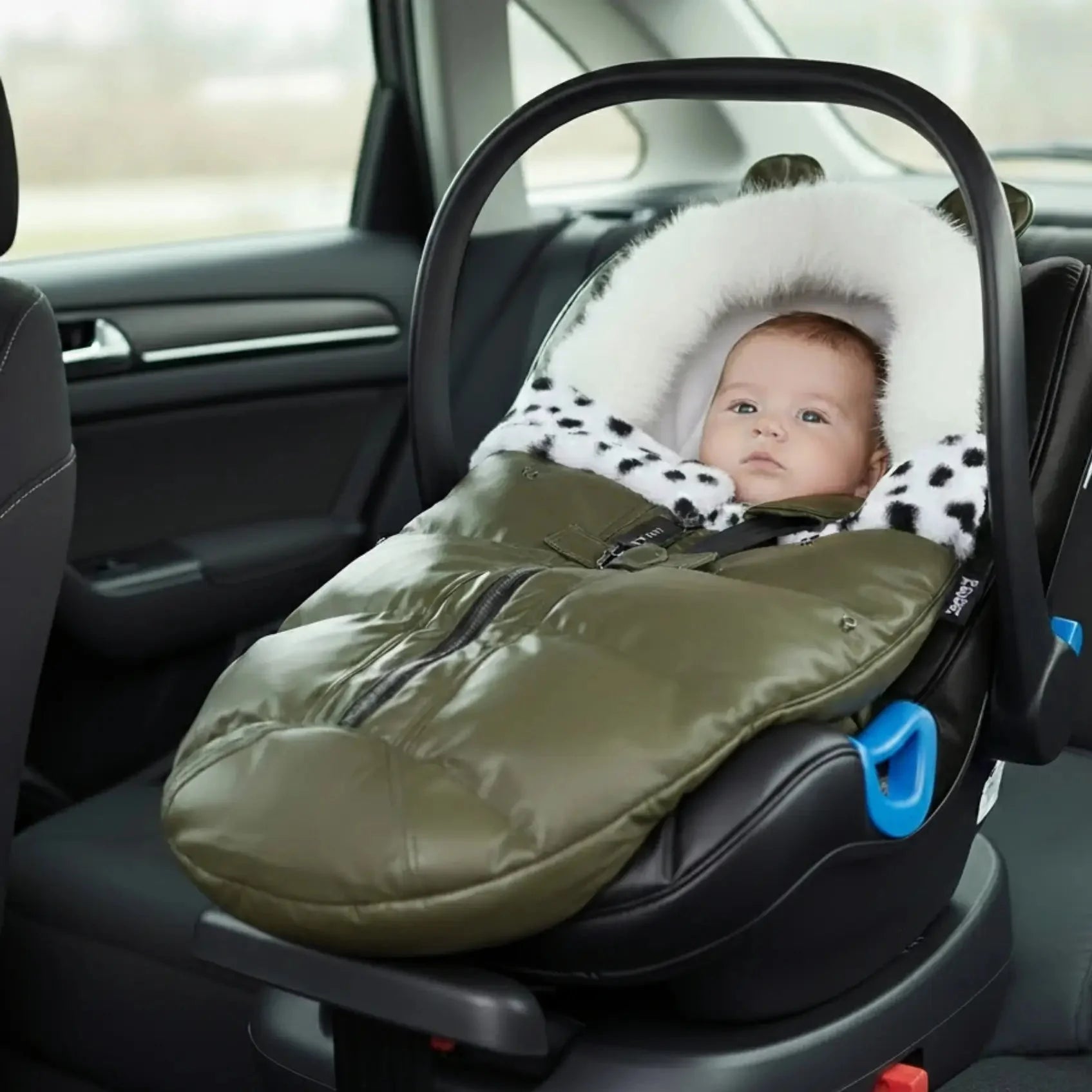 Chancelière Universelle Poussette Bébé 0-3 Ans – Cocon Chaud Hypoallergénique, Installation 30 Sec | TrioNest™ Mon Adorable Bébé