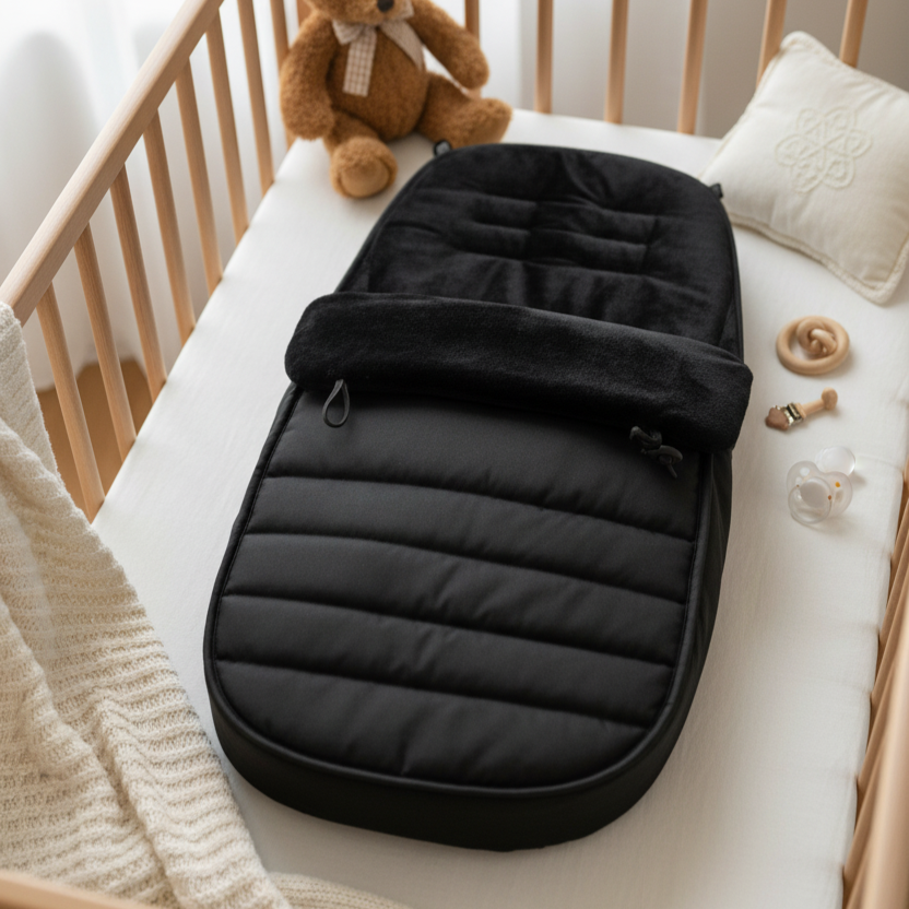 Chancelière Poussette Bébé 4-en-1 – Imperméable, Zip Bidirectionnel, Compatible 99% Poussettes | TrioNest™ mon adorable bebe