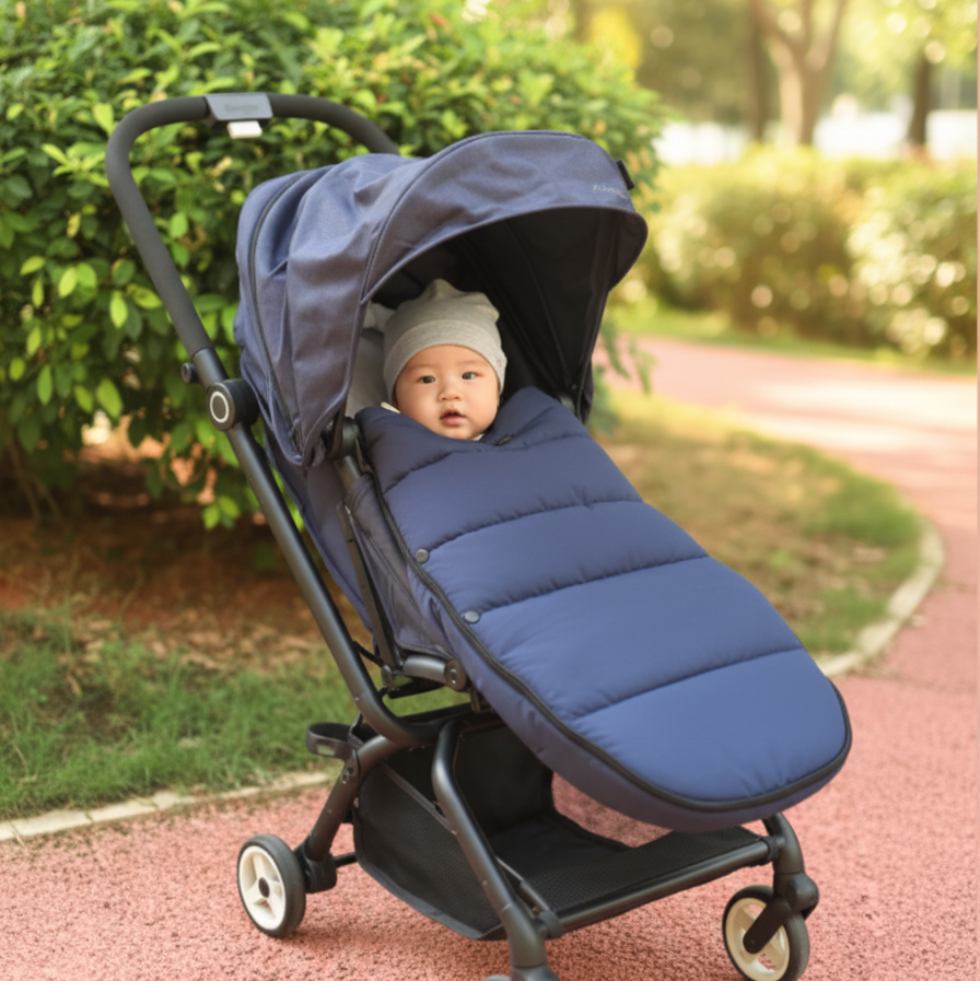 Chancelière Poussette Imperméable – Sac de Couchage Bébé Chaud, Universel Toutes Saisons | TrioNest™ Mon Adorable Bébé