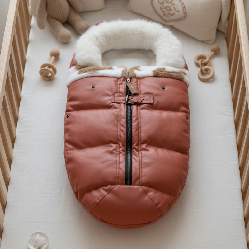 Chancelière Universelle Poussette Bébé 0-3 Ans – Cocon Chaud Hypoallergénique, Installation 30 Sec | TrioNest™ Mon Adorable Bébé