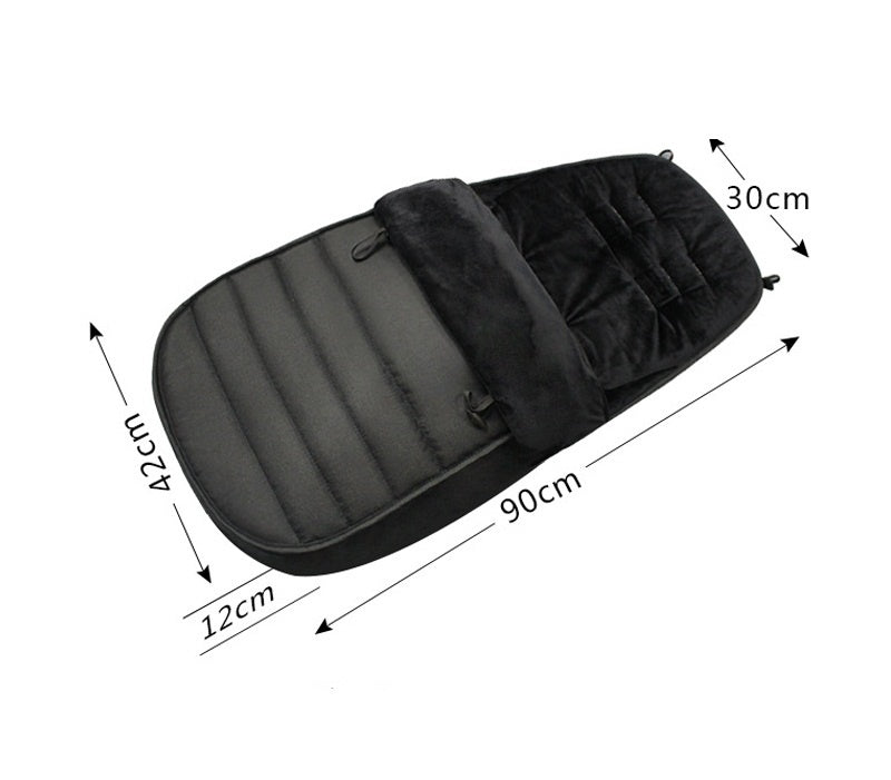 Chancelière Poussette Bébé 4-en-1 – Imperméable, Zip Bidirectionnel, Compatible 99% Poussettes | TrioNest™ mon adorable bebe