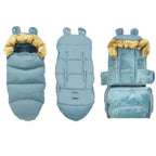 Chancelière Doudoune Bébé 0-3 Ans – Coton & Flanelle, Multi-Usages, Waterproof, Face Amovible | TrioNest™ mon adorable bebe