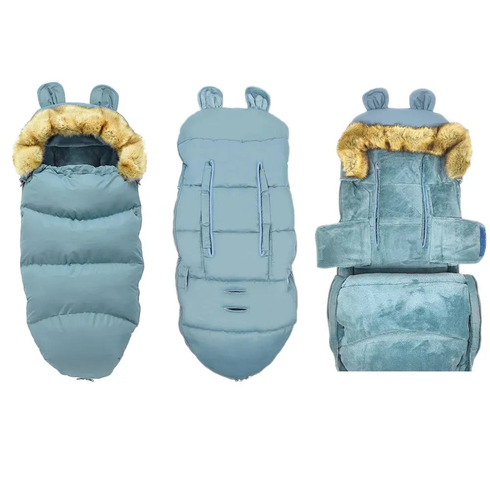 Chancelière Doudoune Bébé 0-3 Ans – Coton & Flanelle, Multi-Usages, Waterproof, Face Amovible | TrioNest™ mon adorable bebe