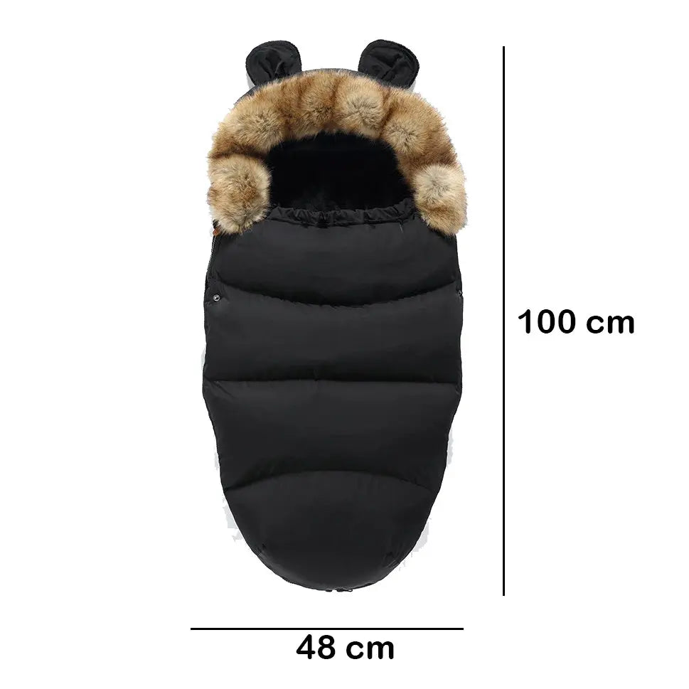 Chancelière Doudoune Bébé 0-3 Ans – Coton & Flanelle, Multi-Usages, Waterproof, Face Amovible | TrioNest™ mon adorable bebe