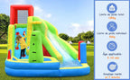 Château Gonflable avec Souffleur Enfant 3-10 Ans – Toboggan, Piscine, Basket, 159 kg | TrioNest™ mon adorable bebe
