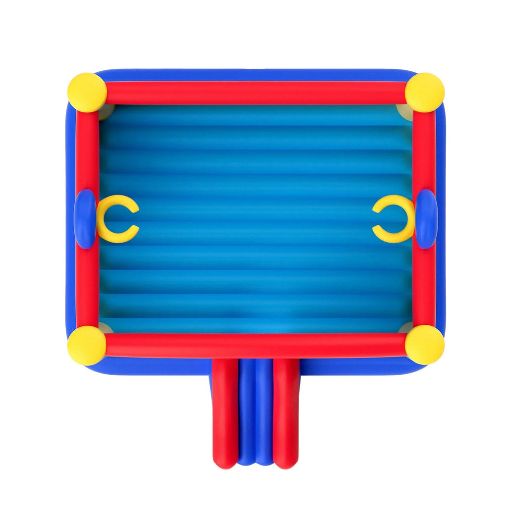 Château Gonflable à Filet Enfant 3-6 Ans – Toboggan, Trampoline, 181 kg, Certifié CE | NetBounce by TrioNest™ Mon Adorable Bébé