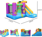 Château Gonflable Toboggan Enfant 3-12 Ans – Design Chien, Saut & Escalade, Oxford, EN71 | WoofSlide by TrioNest™ Mon Adorable Bébé