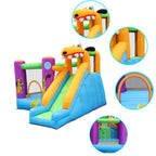 Château Gonflable Toboggan Enfant 3-12 Ans – Design Chien, Saut & Escalade, Oxford, EN71 | WoofSlide by TrioNest™ Mon Adorable Bébé