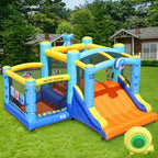 Château Gonflable Multifonctionnel Enfant 3-12 Ans – PVC Renforcé, Pompe Incluse, CE & EN71 | TrioNest™ Mon Adorable Bébé