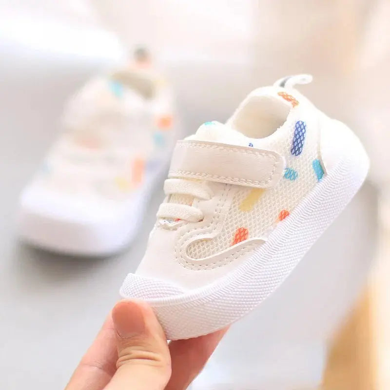 Chaussure Bébé Velcro FitNest – Mesh Respirant, Semelle Caoutchouc, 0-2 Ans | TrioNest™ Mon Adorable Bébé