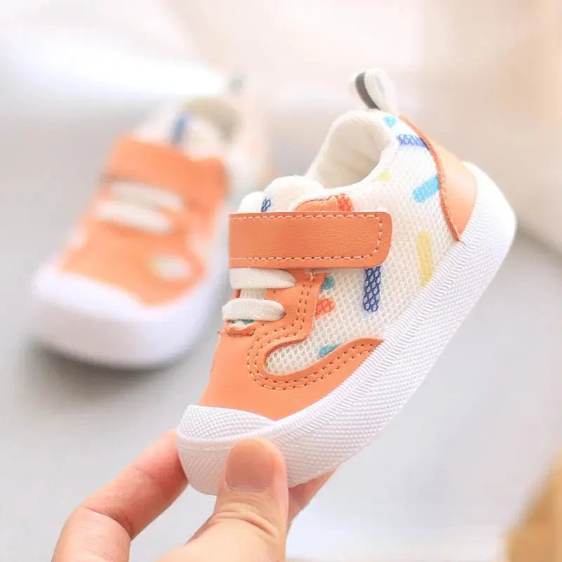 Chaussure Bébé Velcro FitNest – Mesh Respirant, Semelle Caoutchouc, 0-2 Ans | TrioNest™ Mon Adorable Bébé