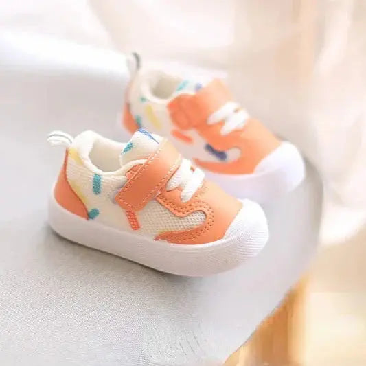 Chaussure Bébé Velcro FitNest – Mesh Respirant, Semelle Caoutchouc, 0-2 Ans | TrioNest™ Mon Adorable Bébé