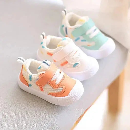 Chaussure Bébé Velcro FitNest – Mesh Respirant, Semelle Caoutchouc, 0-2 Ans | TrioNest™ Mon Adorable Bébé