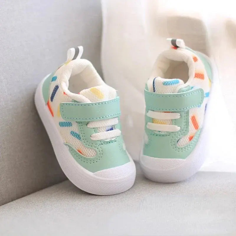 Chaussure Bébé Velcro FitNest – Mesh Respirant, Semelle Caoutchouc, 0-2 Ans | TrioNest™ Mon Adorable Bébé