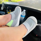 Chaussures Bébé Maille Respirante – Premiers Pas, Antidérapante, Protection Orteils, Lavable 30° | BreezStep by TrioNest™ mon adorable bebe