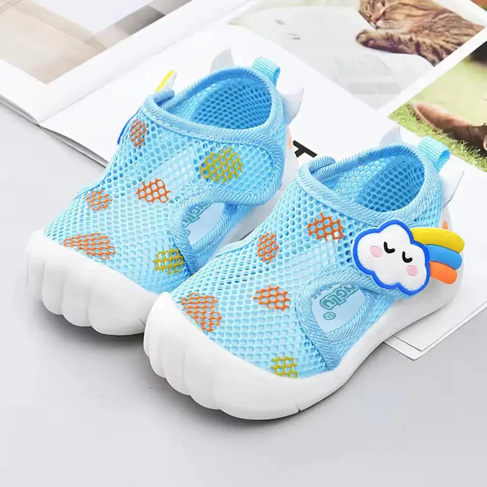 Chaussures Bébé Maille Respirante 6-48 Mois – Scratch, Antidérapantes, Anti-Chocs, Lavable | MeshStep by TrioNest™ Mon Adorable Bébé