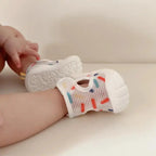 Chaussures Bébé Maille Respirante 6-48 Mois – Scratch, Antidérapantes, Anti-Chocs, Lavable | MeshStep by TrioNest™ Mon Adorable Bébé