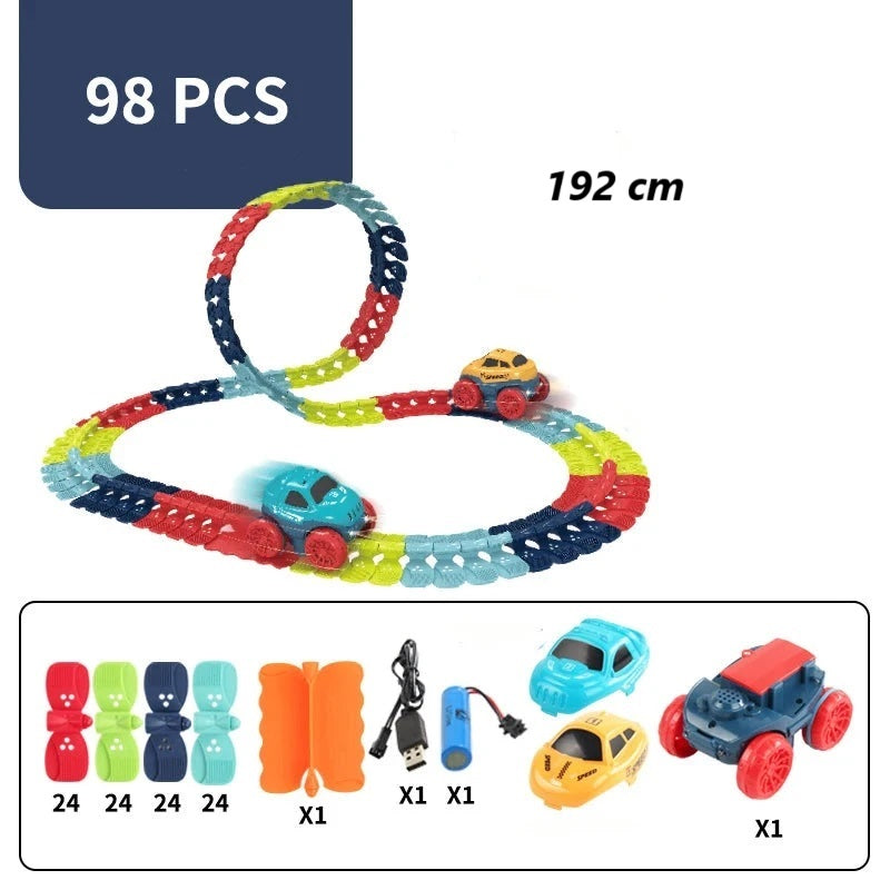 Pack Course à l'Aventure SPINMAX Voiture Téléguidée + CARLOOP Circuit – TrioNest™