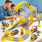 Circuit Voiture Anti-Gravité Looping Vertical 360° – Motorisé, Rampes, Décor Dinos, ABS CE, 4-12 Ans | VertLoop360 by TrioNest™